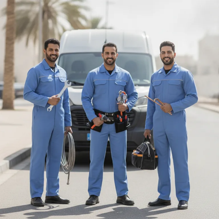 Heat Pump Installer team in Dubai Festival City